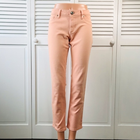 DL1961 Light Pink Angel Mid-Rise Skinny Ankle Jeans Size 29 - Picture 1 of 10